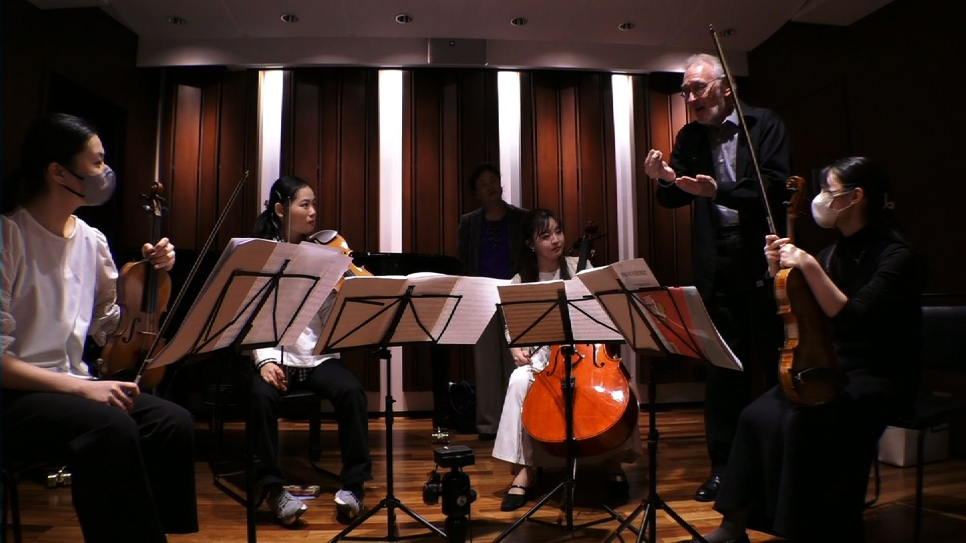 プロジェクトQ　マスタークラス  第21章 若いクァルテット、シューベルトに挑戦する  講師:ジュリアード弦楽四重奏団    クァルテット・テネラメンテ  ルシェリア・クァルテット  クァルテット・アンジェリカ  クァルテット・フェリーチェ  クァルテット・プリマヴェーラ    <span>ProjectQ Masterclass  Juilliard String Quartet  </span>