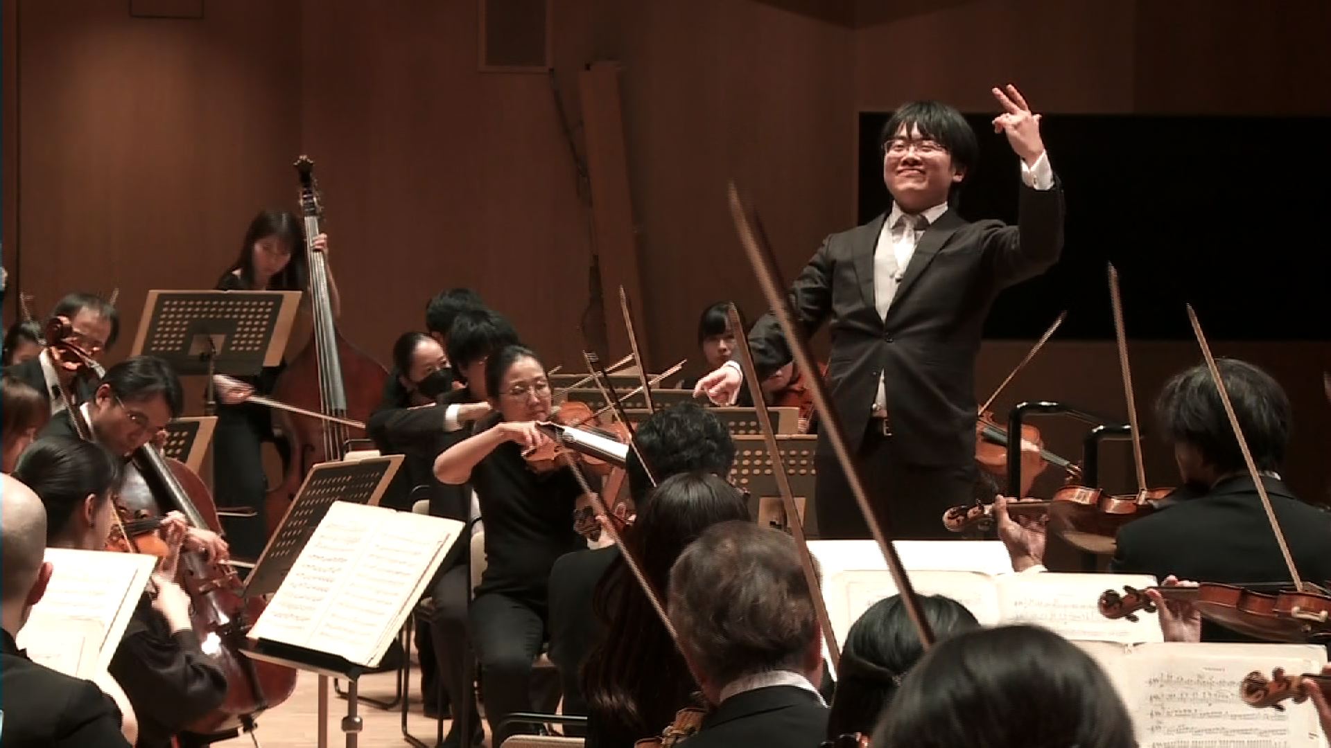 太田弦　日本フィルハーモニー交響楽団  チャイコフスキー交響曲第５番  3ヶ月視聴1,000円税込み    チャイコフスキー：交響曲第５番  アンコール／チャイコフスキー：弦楽セレナード 第2楽章  第417回横浜定期演奏会  2025年11月22日(土)15時40分 横浜みなとみらいホール  　  <span>Gen Ohta  Japan Philharmonic Orchestra  TCHAIKOVSKY: Symphony No.5 in E-minor, op.64  Encore/TCHAIKOVSKY:Serenade in C Major, Op. 48    Sat. Nov 22, 2025 15:40JST  Yokohama Minato Mirai Hall</span>